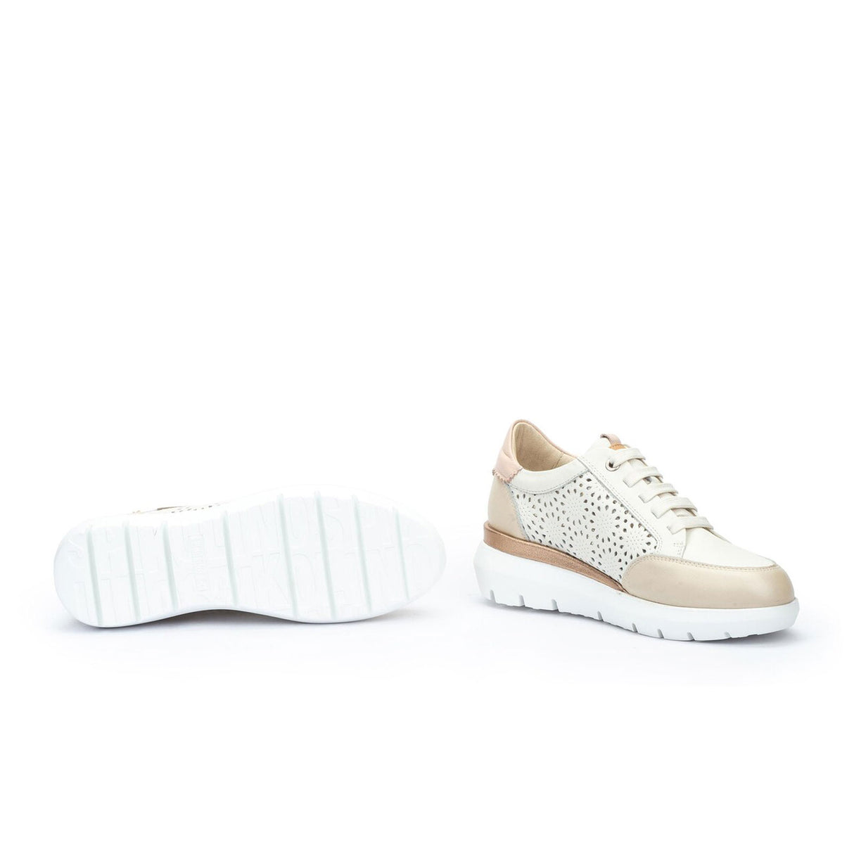 Pikolinos Rueda W2A-6807C1 Sneaker (Women) - Off White Athletic - Casual - Lace Up - The Heel Shoe Fitters