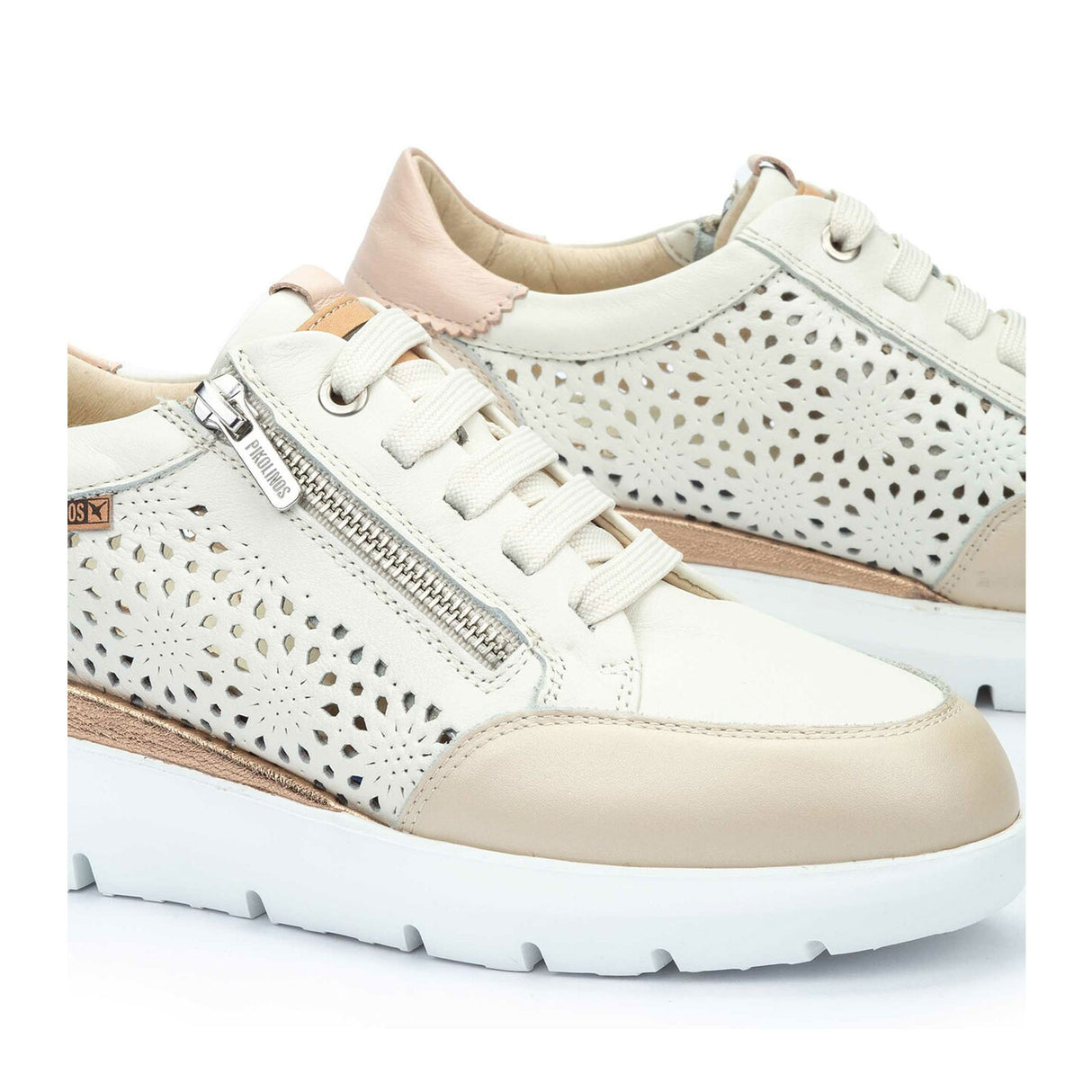 Pikolinos Rueda W2A-6807C1 Sneaker (Women) - Off White Athletic - Casual - Lace Up - The Heel Shoe Fitters