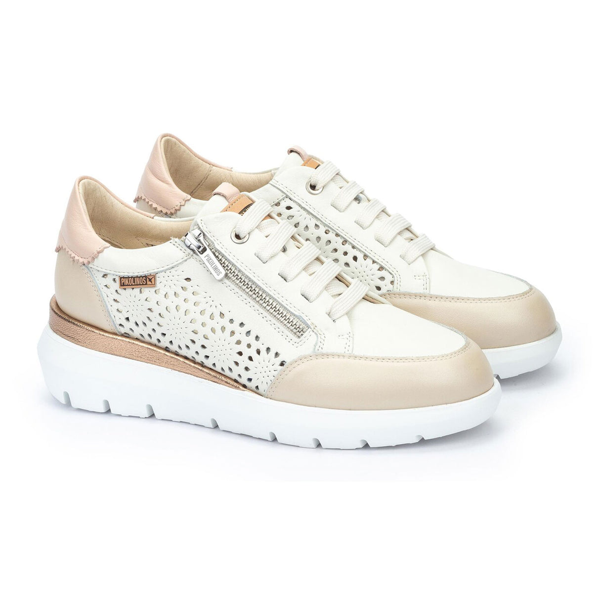 Pikolinos Rueda W2A-6807C1 Sneaker (Women) - Off White Athletic - Casual - Lace Up - The Heel Shoe Fitters