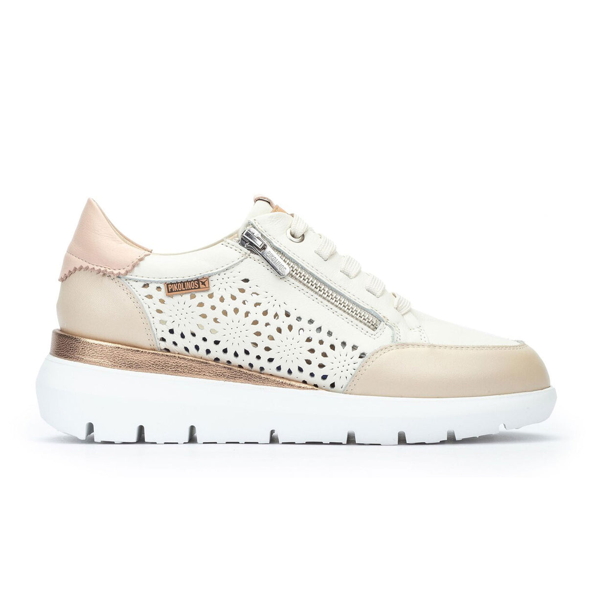 Pikolinos Rueda W2A-6807C1 Sneaker (Women) - Off White Athletic - Casual - Lace Up - The Heel Shoe Fitters
