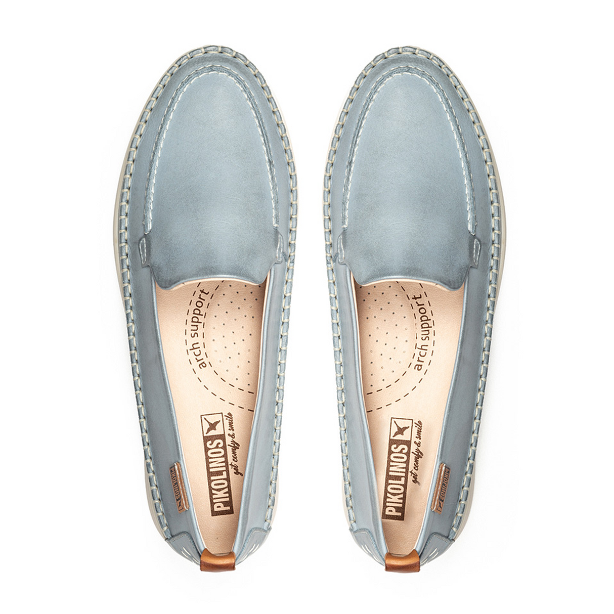 Pikolinos Gandia W2Y-3802 Loafer (Women) - Denim Leather Dress-Casual - Loafers - The Heel Shoe Fitters