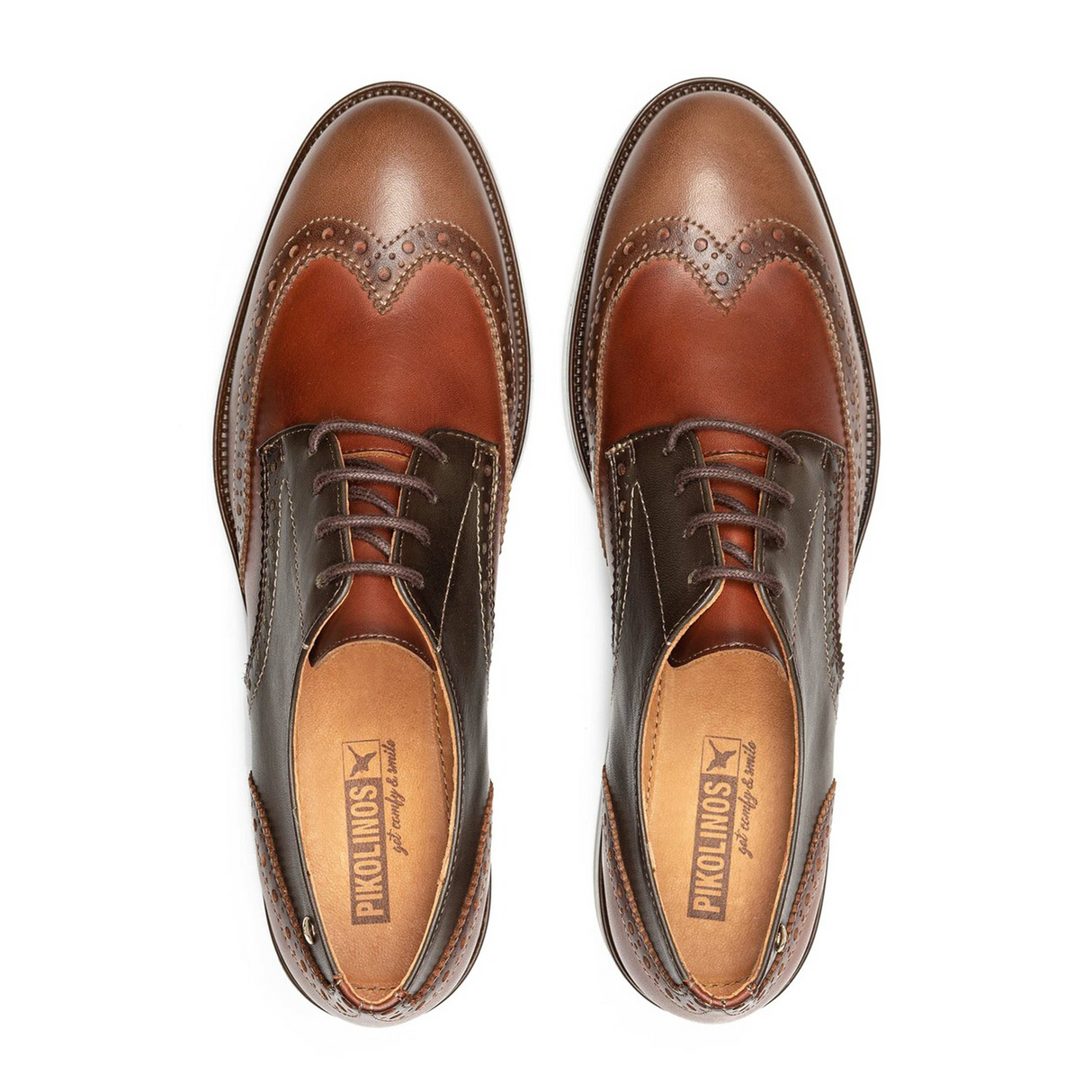 Pikolinos Puertollano W3C-4868C1 Oxford (Women) - Topo Dress-Casual - Oxford - The Heel Shoe Fitters