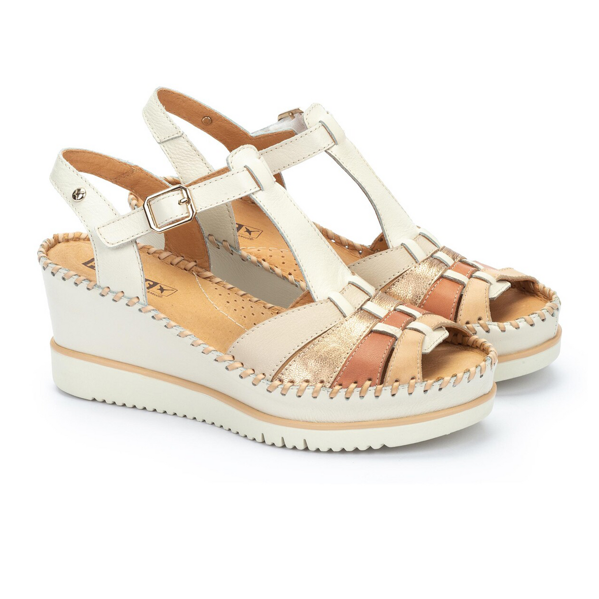 Pikolinos Aguadulce W3Z-1836C1 Wedge Sandal (Women) - Nata Sandal - Heel/Wedge - The Heel Shoe Fitters