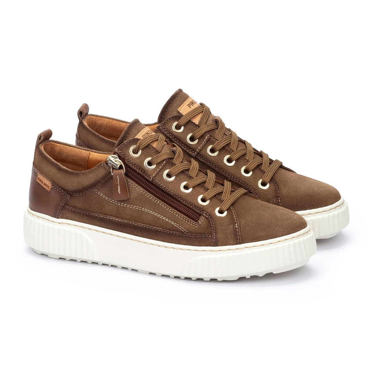 Pikolinos Riells W4Z-6784C1 Sneaker (Women) - Taupe Athletic - Casual - Lace Up - The Heel Shoe Fitters