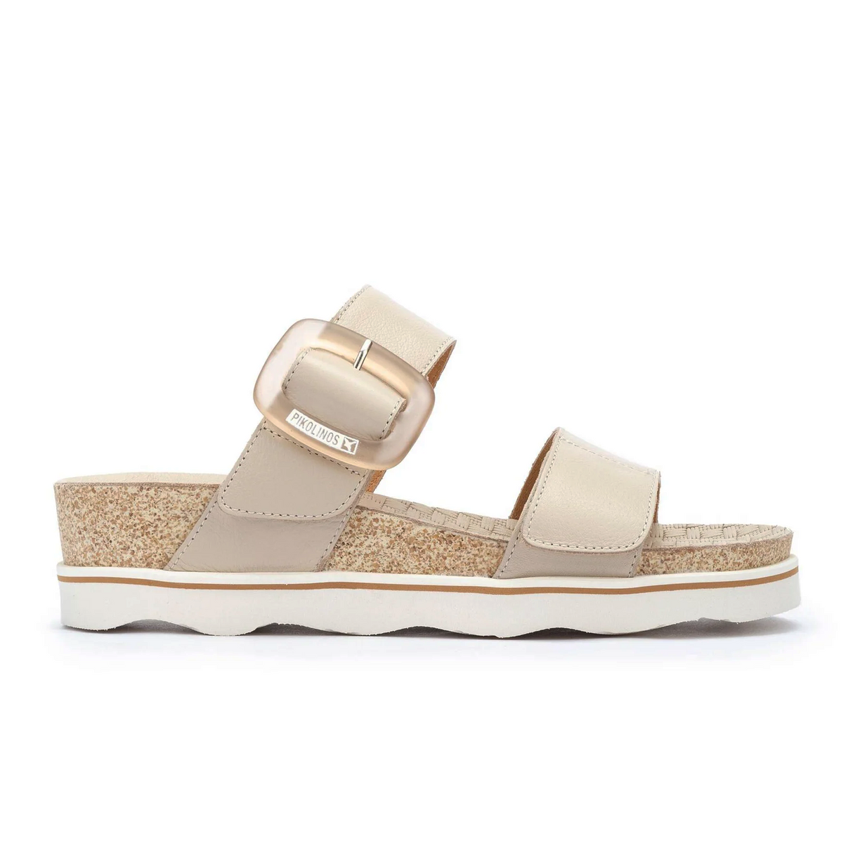 Pikolinos Menorca W6E-0596 Slide Sandal (Women) - Marfil Leather