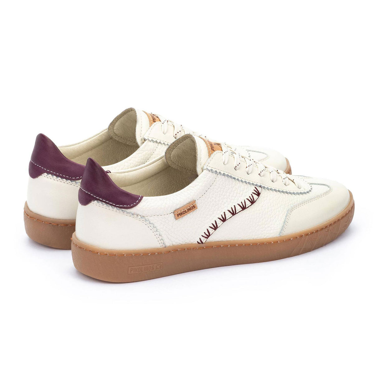 Pikolinos Lanzarote W7B-6508LIC1 Sneaker (Women) - Off White Athletic - Casual - Lace Up - The Heel Shoe Fitters