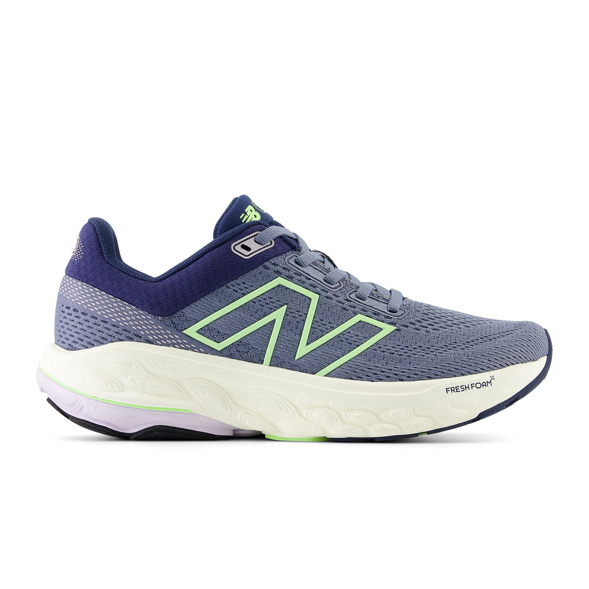 New Balance Fresh Foam X 860 v14 Running Shoe (Women) - Arctic Grey/Sea Salt/Bleached Lime Glo Athletic - Running - Stability - The Heel Shoe Fitters