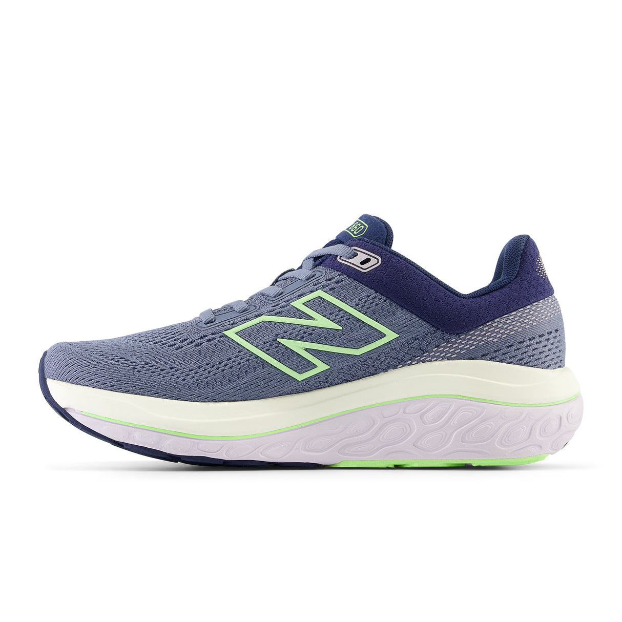 New Balance Fresh Foam X 860 v14 Running Shoe (Women) - Arctic Grey/Sea Salt/Bleached Lime Glo Athletic - Running - Stability - The Heel Shoe Fitters