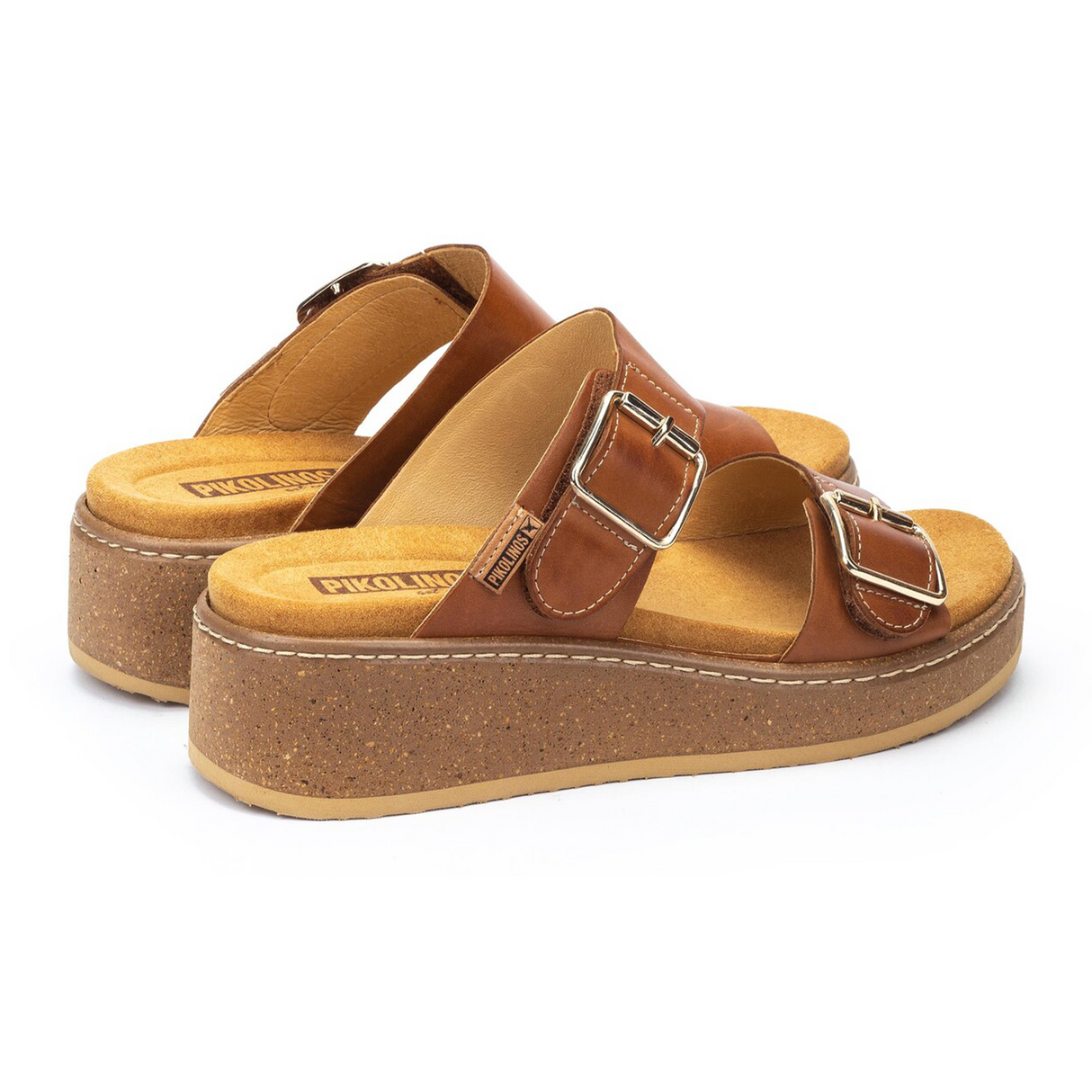 Pikolinos Alzira W9D-1505 Wedge Sandal (Women) - Brandy Sandal - Heel/Wedge - The Heel Shoe Fitters