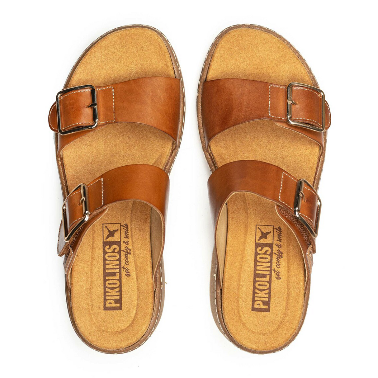 Pikolinos Alzira W9D-1505 Wedge Sandal (Women) - Brandy Sandal - Heel/Wedge - The Heel Shoe Fitters