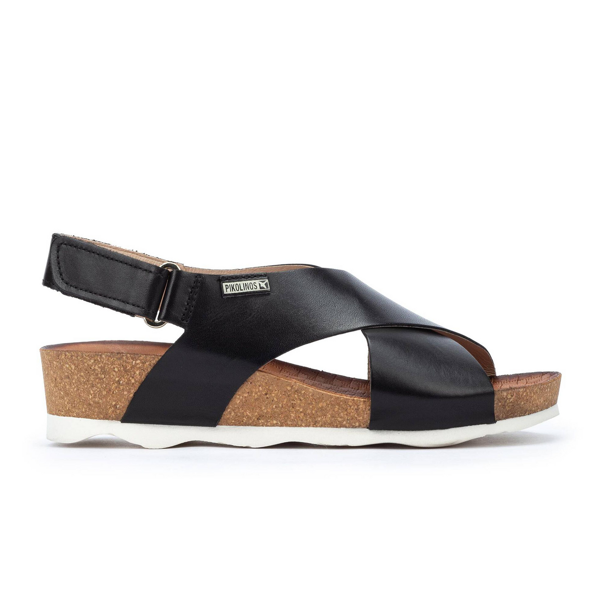 Pikolinos Mahon W9E-0912 Backstrap Sandal (Women) - Black Leather
