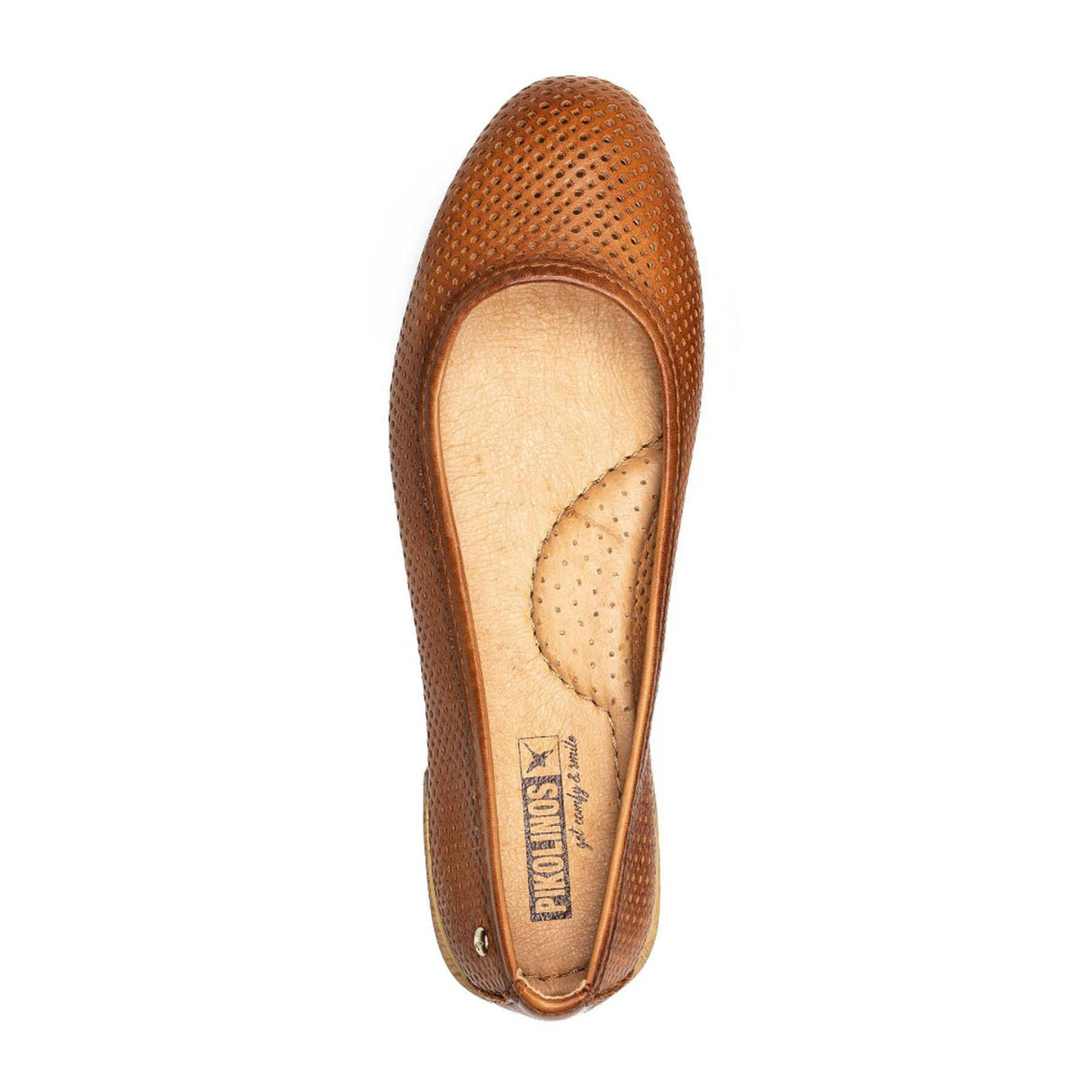 Pikolinos Almeria W9W-2588 Flat (Women) - Brandy Leather Dress-Casual - Flat - The Heel Shoe Fitters