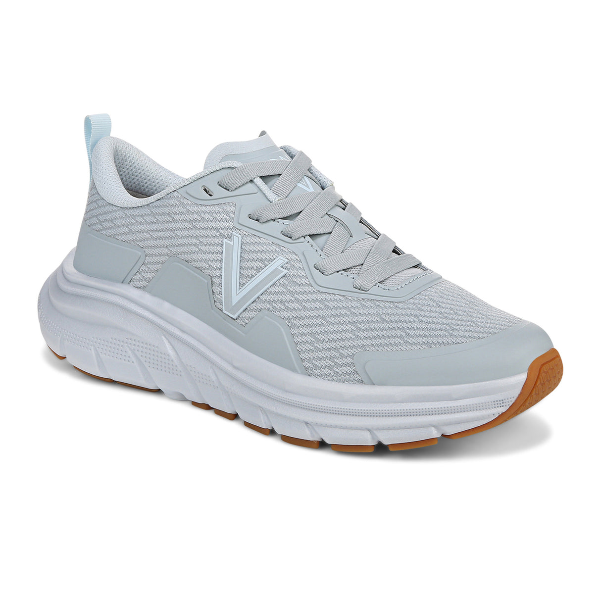 Vionic Walk Max Sneaker (Women) - Vintage Blue Haze Athletic - Casual - Lace Up - The Heel Shoe Fitters
