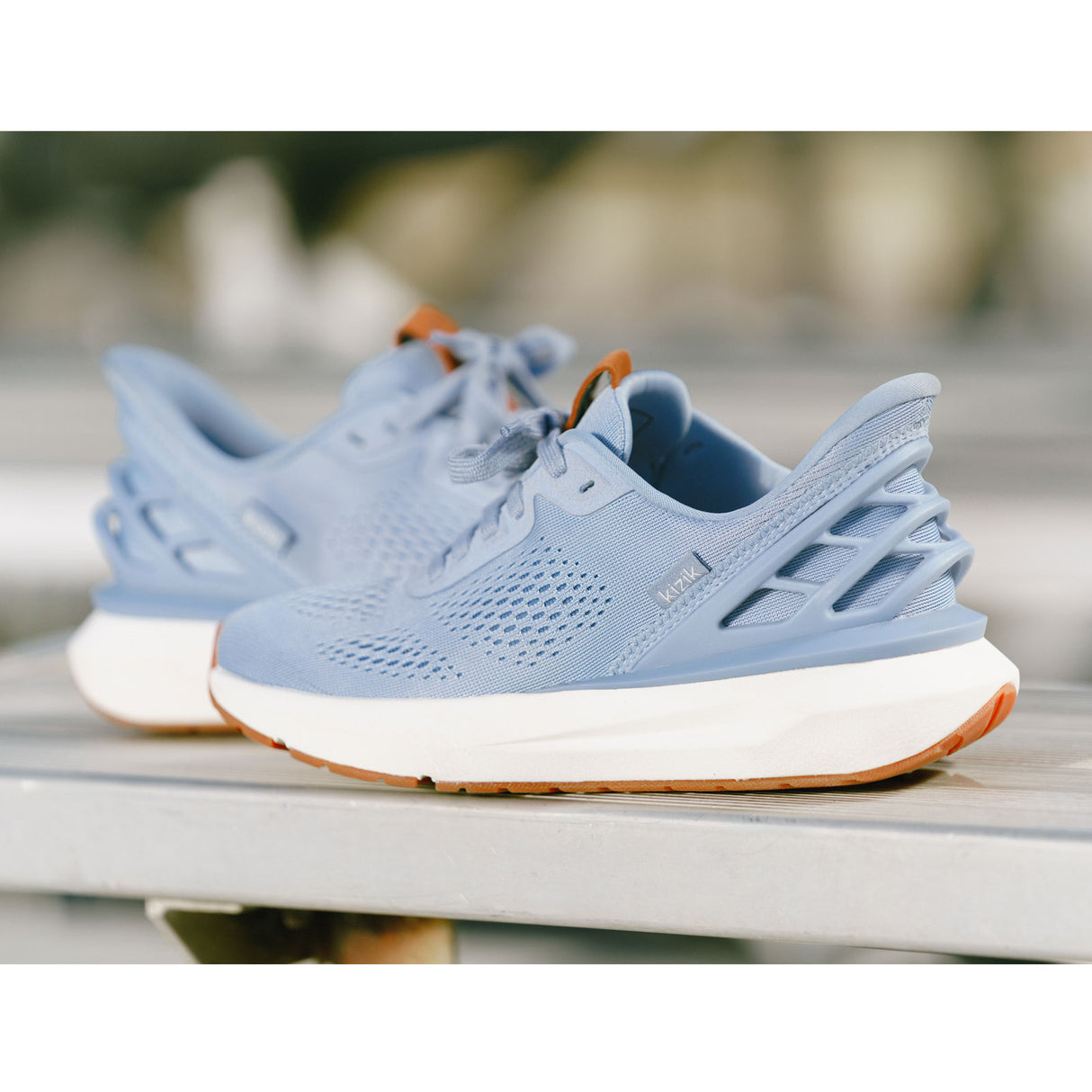 Kizik Athens 2 Sneaker (Women) - Soft Chambray Athletic - Casual - Lace Up - The Heel Shoe Fitters
