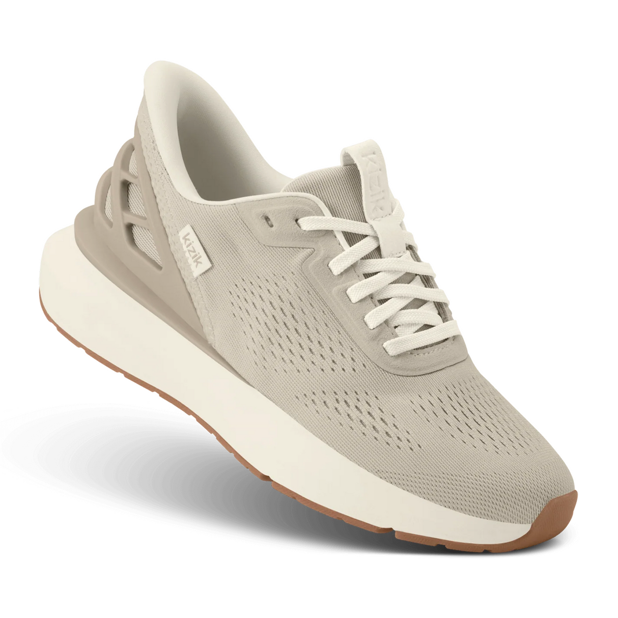 Kizik Athens 2 Sneaker (Women) - Oatmeal/Pristine Athletic - Casual - Lace Up - The Heel Shoe Fitters