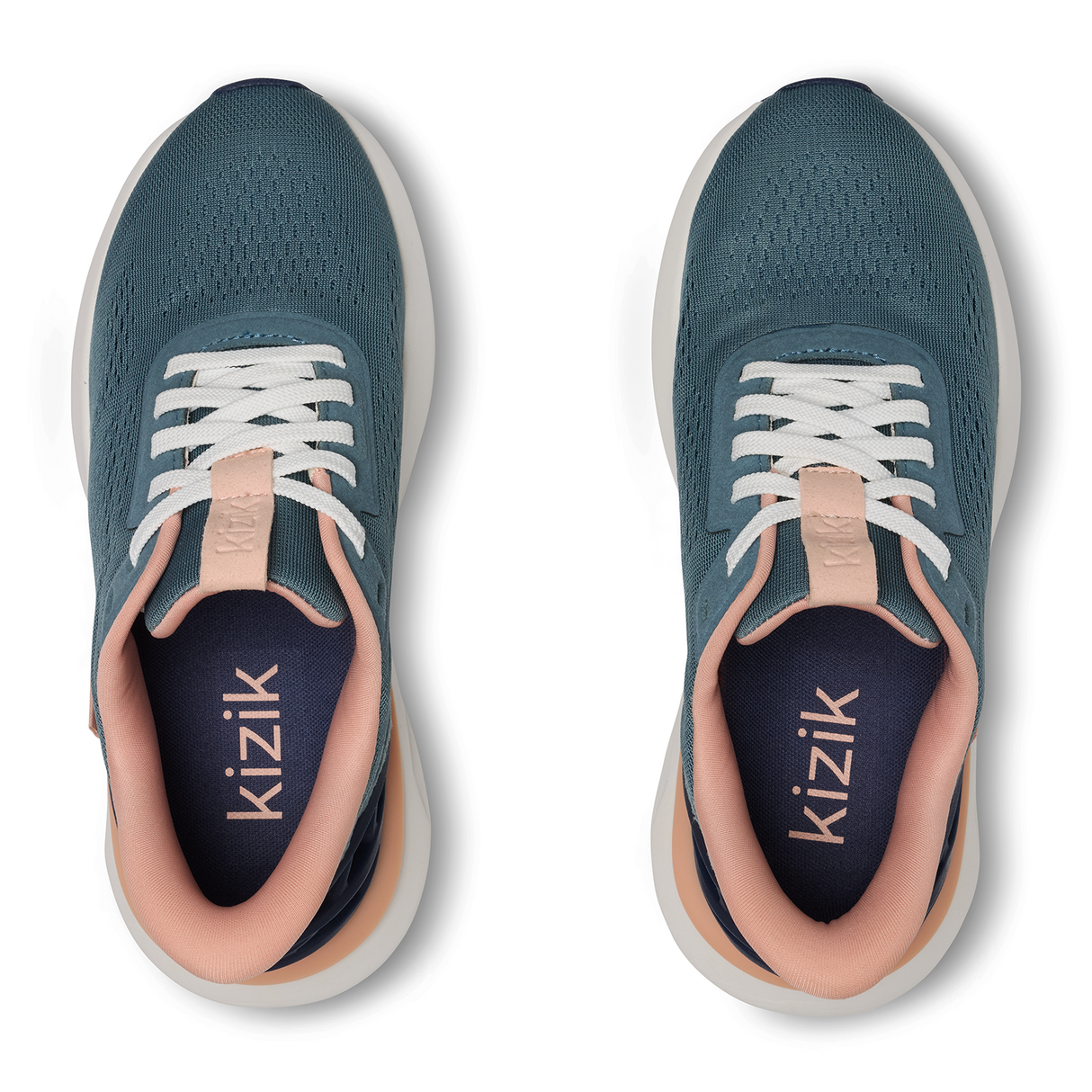 Kizik Athens 2 Sneaker (Women) - Stormy Weather/Rose Athletic - Casual - Lace Up - The Heel Shoe Fitters
