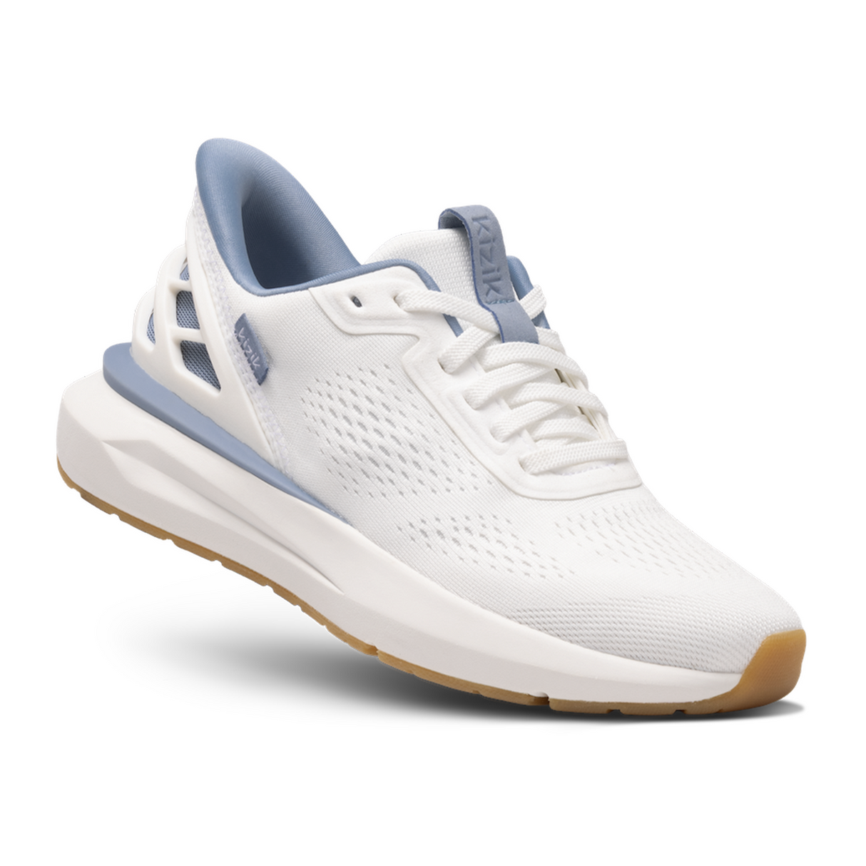 Kizik Athens 2 Sneaker (Women) - White/Soft Chambray Athletic - Casual - Lace Up - The Heel Shoe Fitters