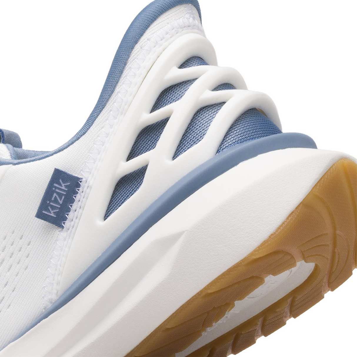 Kizik Athens 2 Sneaker (Women) - White/Soft Chambray Athletic - Casual - Lace Up - The Heel Shoe Fitters