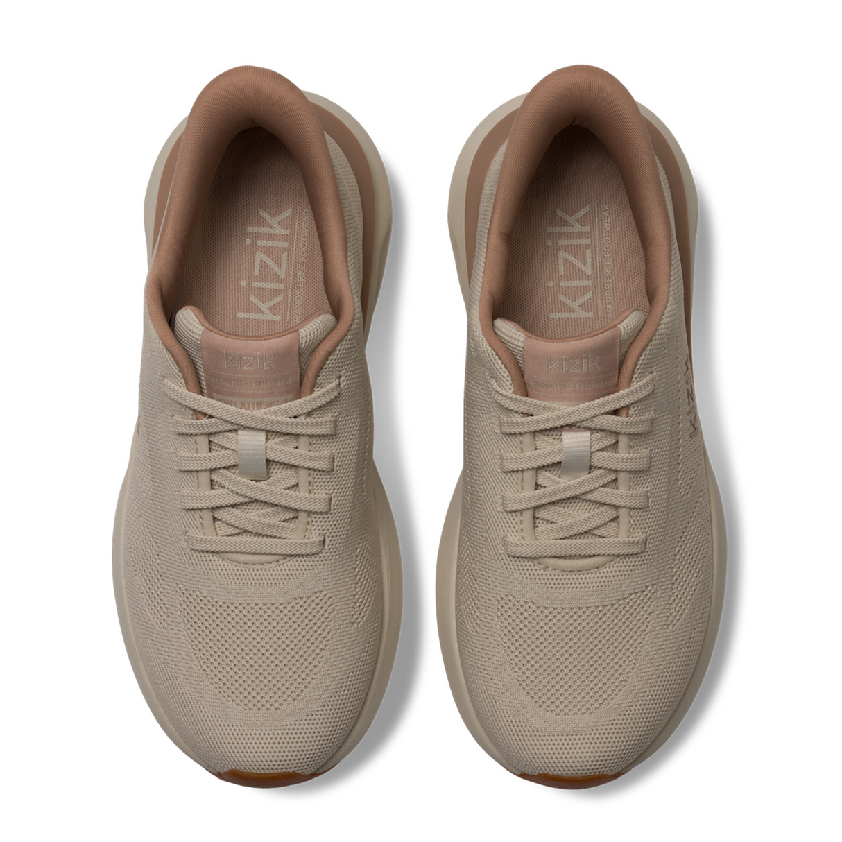 Kizik Athens 2 Knit Sneaker (Women) - Oatmeal/Warm Taupe