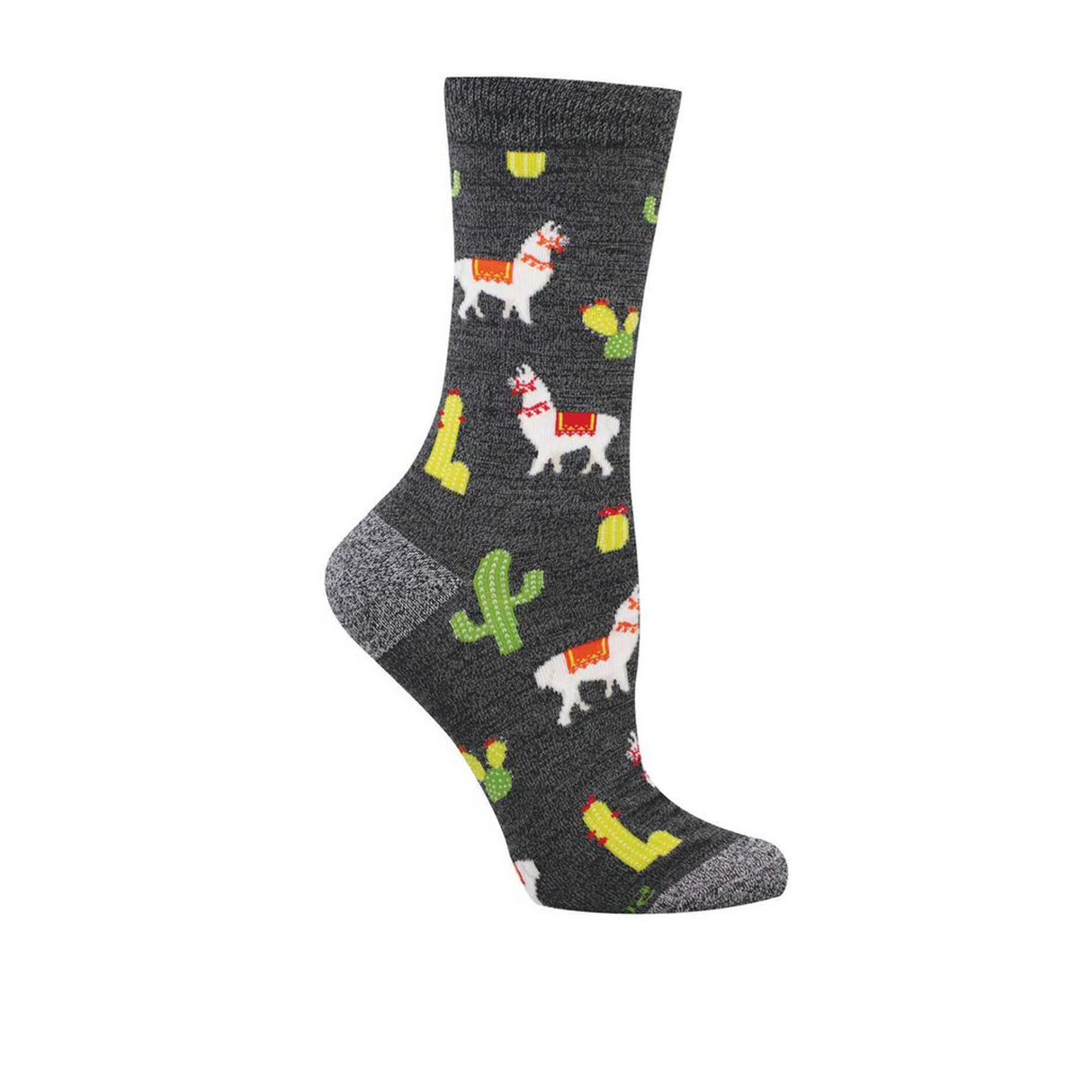 SockSmith Herd Is The Word Crew Sock (Women) - Charcoal Heather Accessories - Socks - Lifestyle - The Heel Shoe Fitters