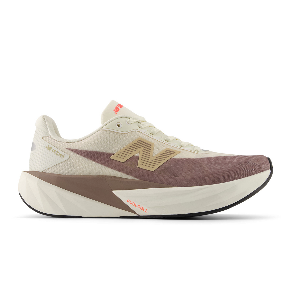 New Balance FuelCell Rebel v5 Running Shoe (Women) - Angora/Earth Shadow/Sea Salt Athletic - Running - Cushion - The Heel Shoe Fitters