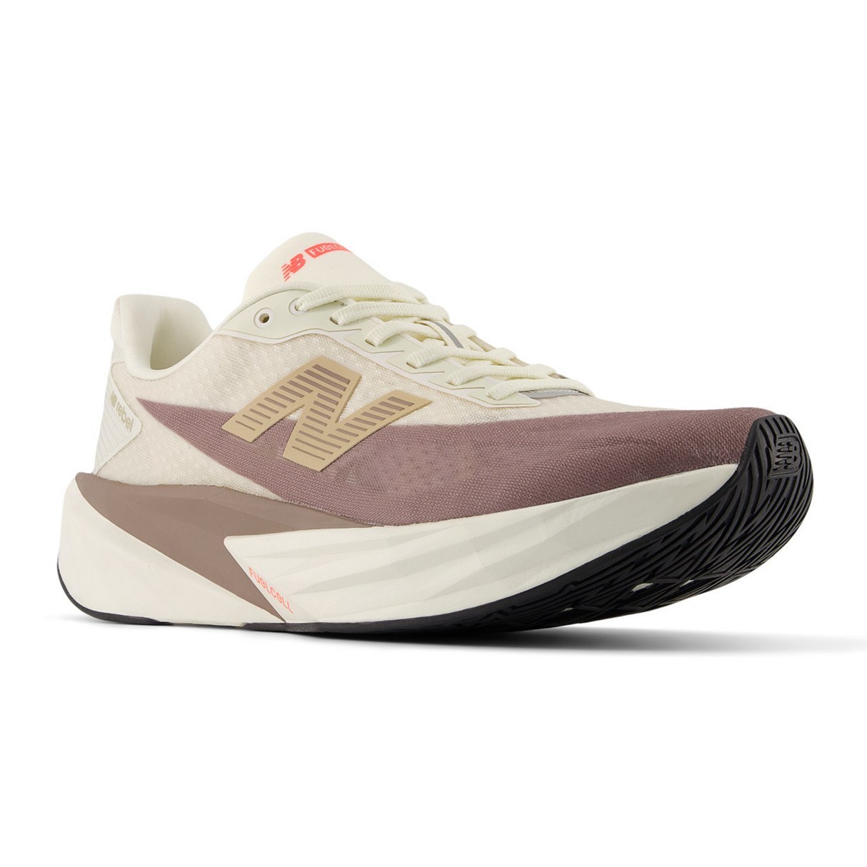 New Balance FuelCell Rebel v5 Running Shoe (Women) - Angora/Earth Shadow/Sea Salt Athletic - Running - Cushion - The Heel Shoe Fitters