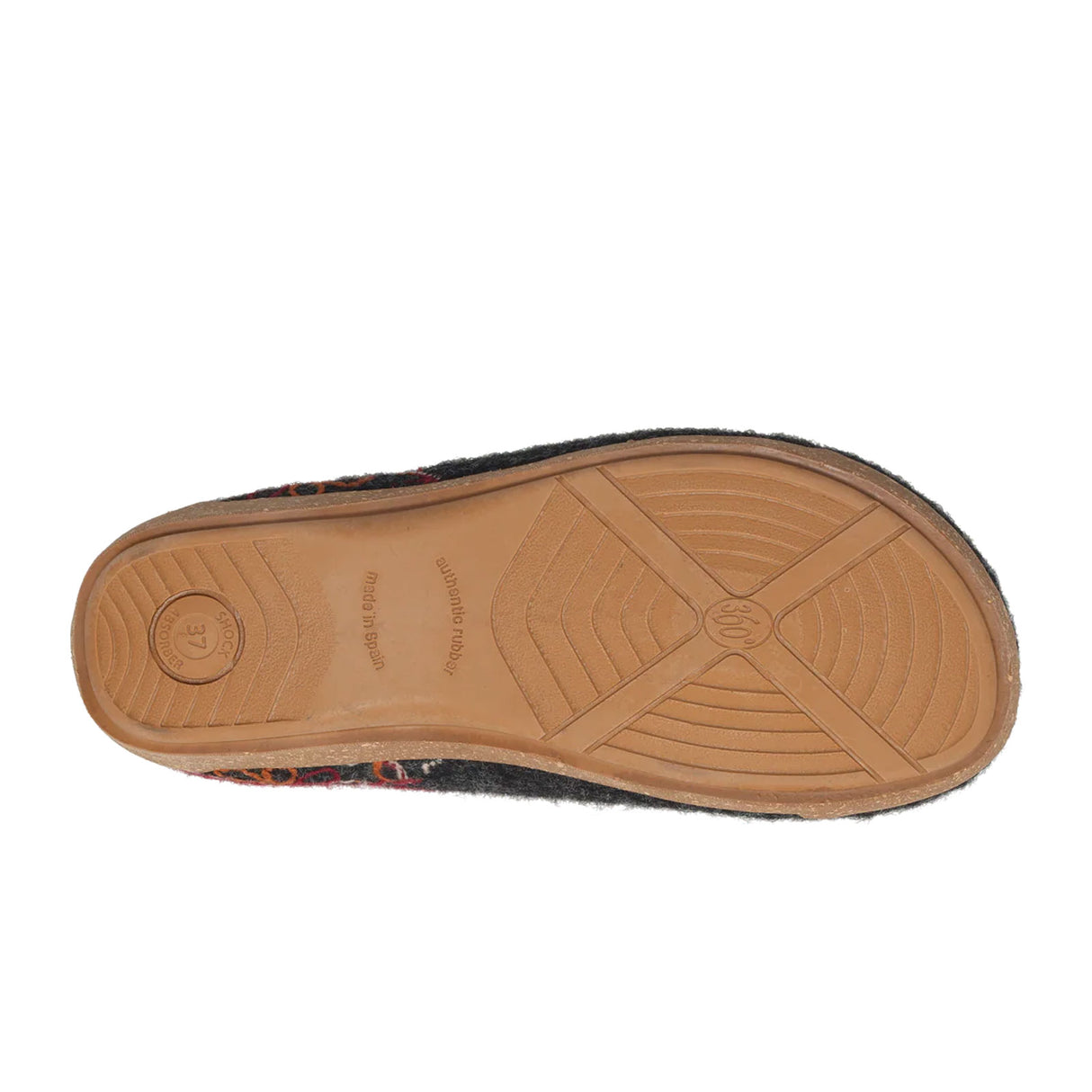 Taos Woolflower Slipper (Women) - Charcoal Dress-Casual - Slipper - The Heel Shoe Fitters