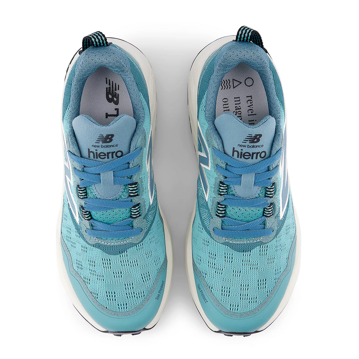 New Balance Fresh Foam X Hierro v9 Running Shoe (Women) - Faded Teal/Linen Athletic - Running - Stability - The Heel Shoe Fitters