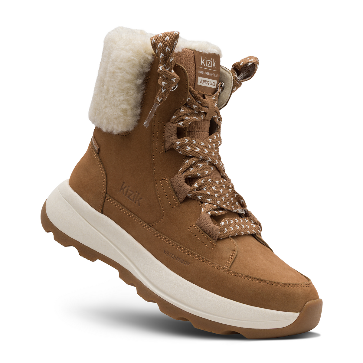 Kizik Juno 2 Lace Boot (Women) - Bran/Pristine