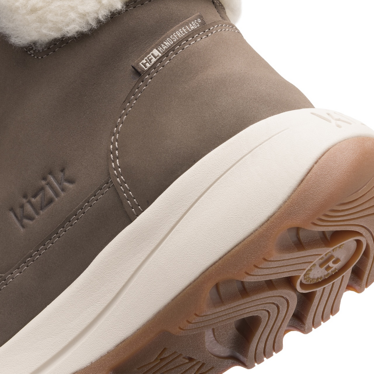 Kizik Juno 2 Lace Boot (Women) - Shitake/Fog