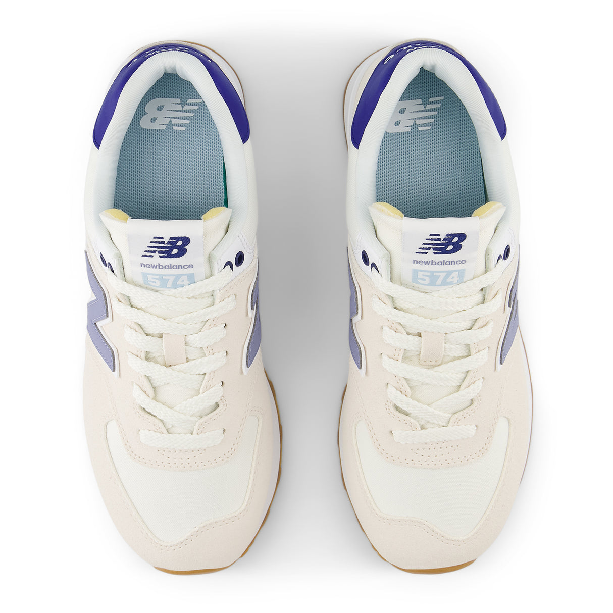 New Balance 574 Sneaker (Women) - Linen/Indigo Athletic - Casual - Lace Up - The Heel Shoe Fitters
