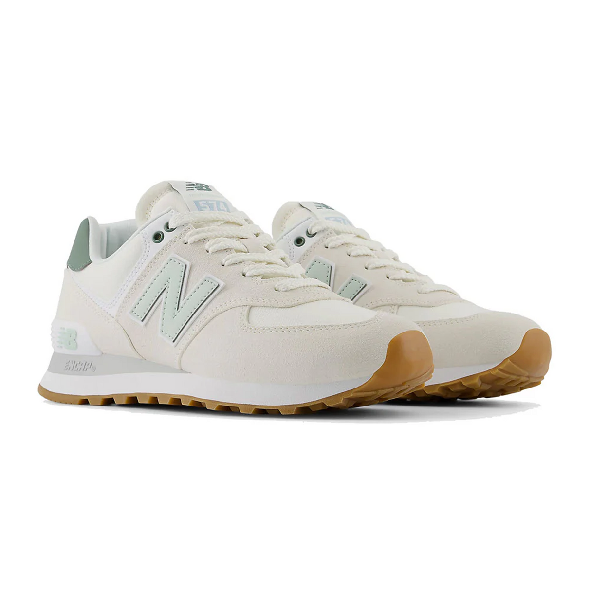 New Balance 574 Sneaker (Women) - Sea Salt/New Spruce