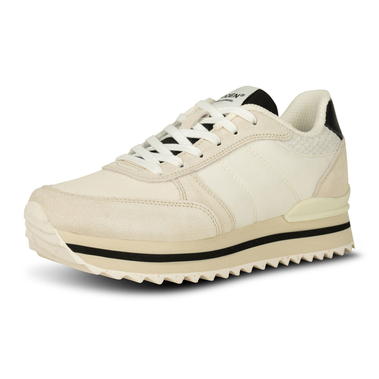 Woden Ronja Plateau Sneaker (Women) - Whisper White Athletic - Casual - Lace Up - The Heel Shoe Fitters