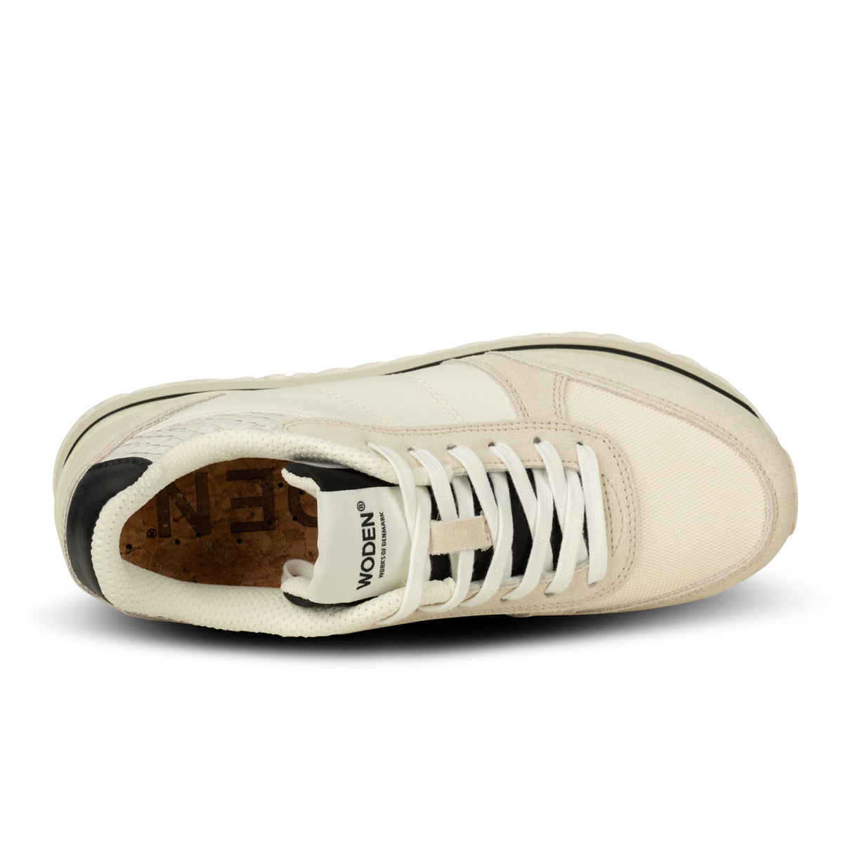 Woden Ronja Plateau Sneaker (Women) - Whisper White Athletic - Casual - Lace Up - The Heel Shoe Fitters