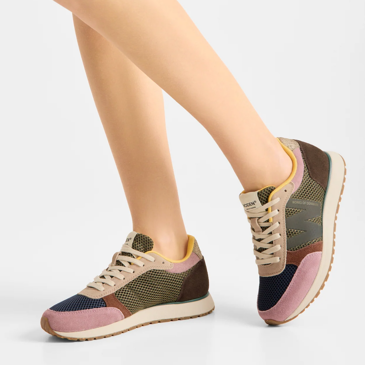 Woden Ronja Icon Sneaker (Women) - Dark Algae Multi