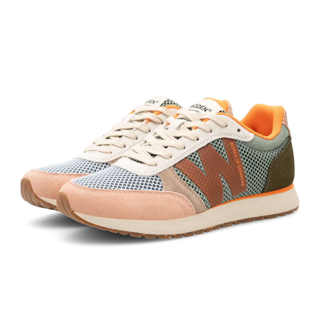 Woden Ronja Icon Sneaker (Women) - Light Algae Multi Athletic - Casual - Lace Up - The Heel Shoe Fitters