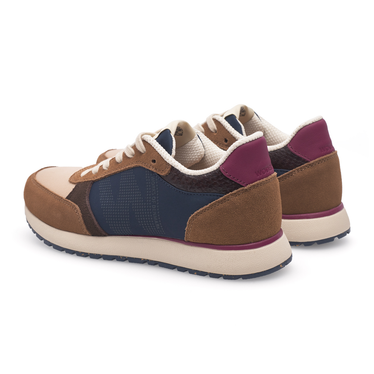 Woden Ronja Sneaker (Women) - Caramel Multi Athletic - Casual - Lace Up - The Heel Shoe Fitters