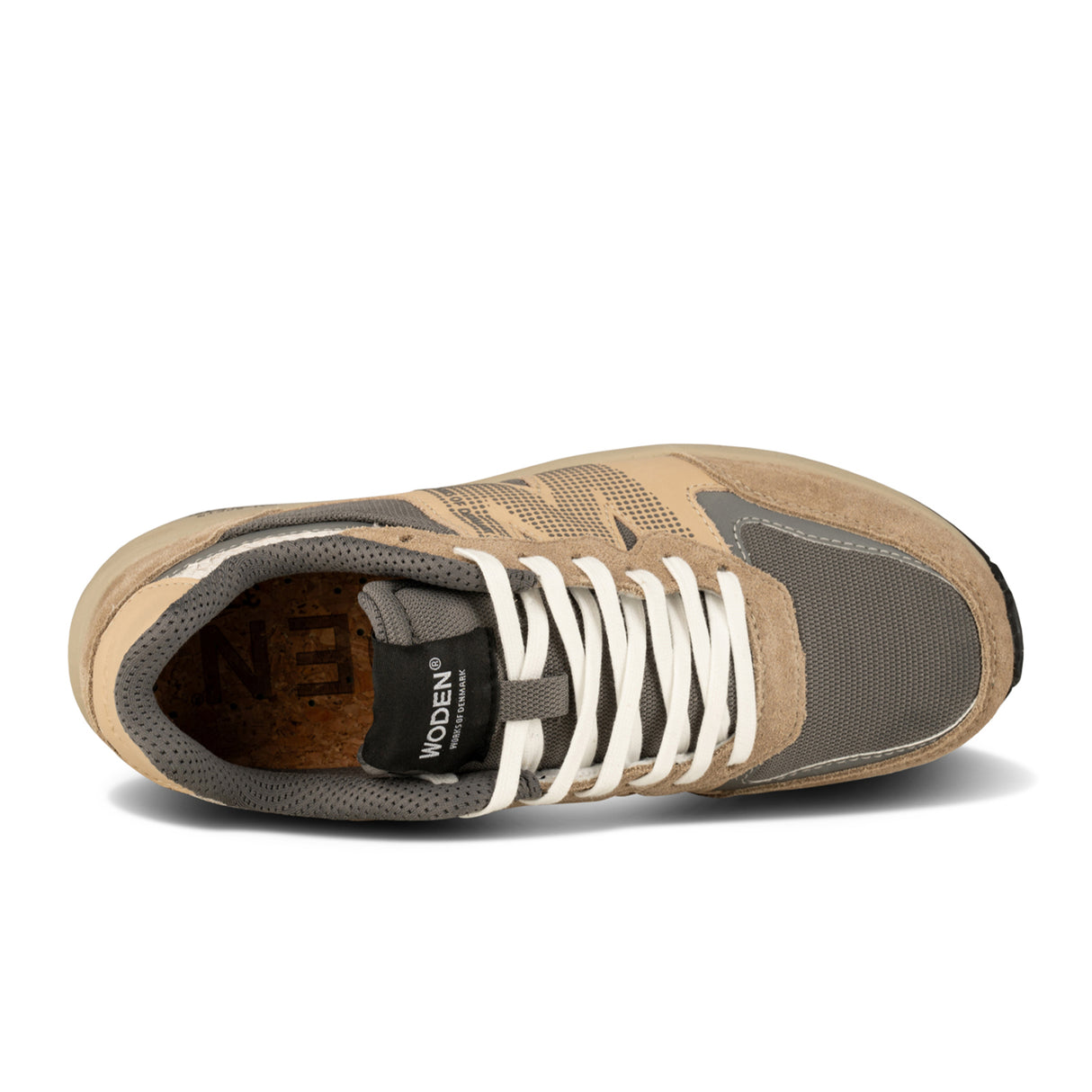 Woden Rigmor Reflective Sneaker (Women) - Silver Mink Athletic - Casual - Lace Up - The Heel Shoe Fitters