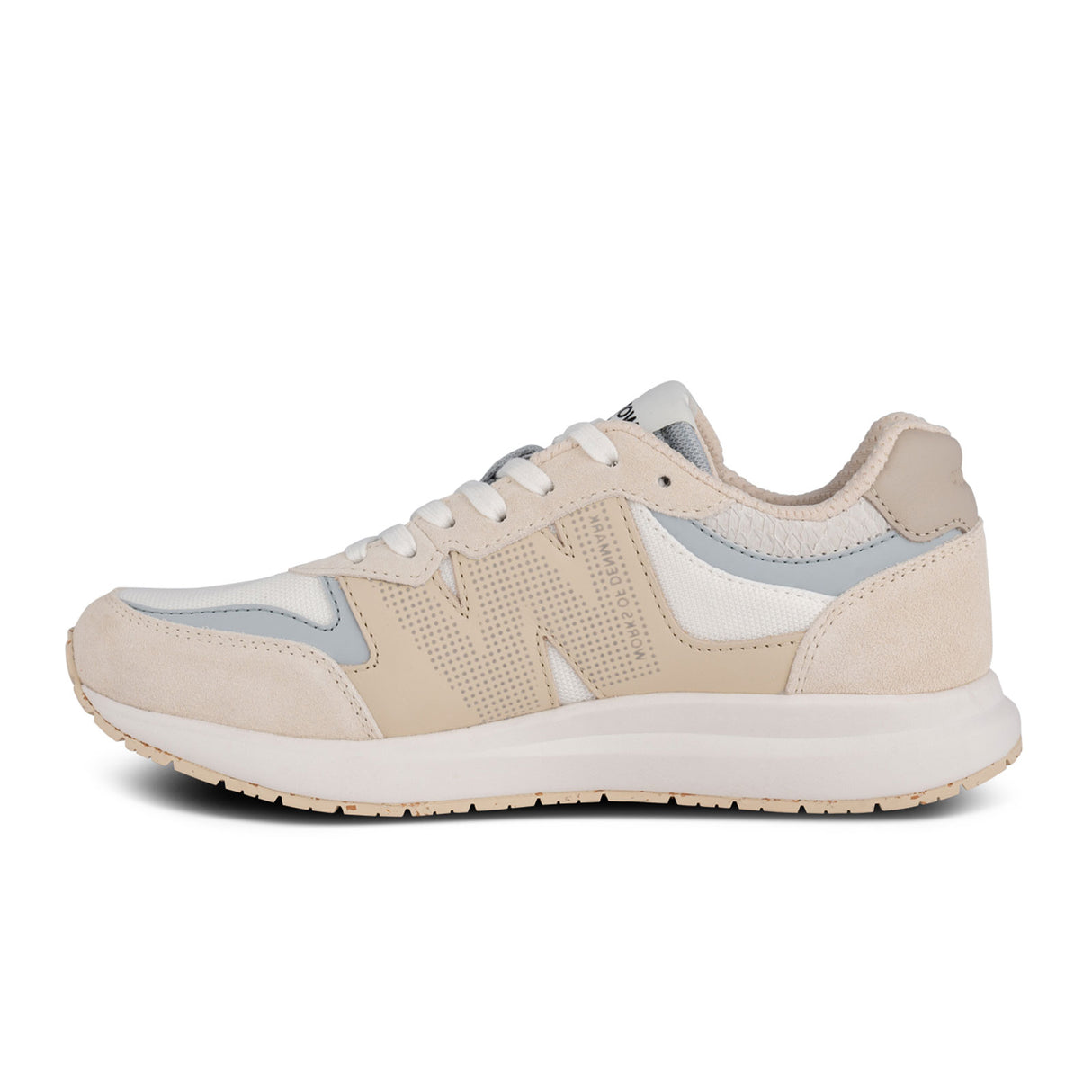 Woden Rigmor Reflective Sneaker (Women) - Ivory Athletic - Casual - Lace Up - The Heel Shoe Fitters