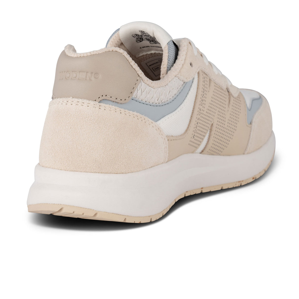 Woden Rigmor Reflective Sneaker (Women) - Ivory Athletic - Casual - Lace Up - The Heel Shoe Fitters
