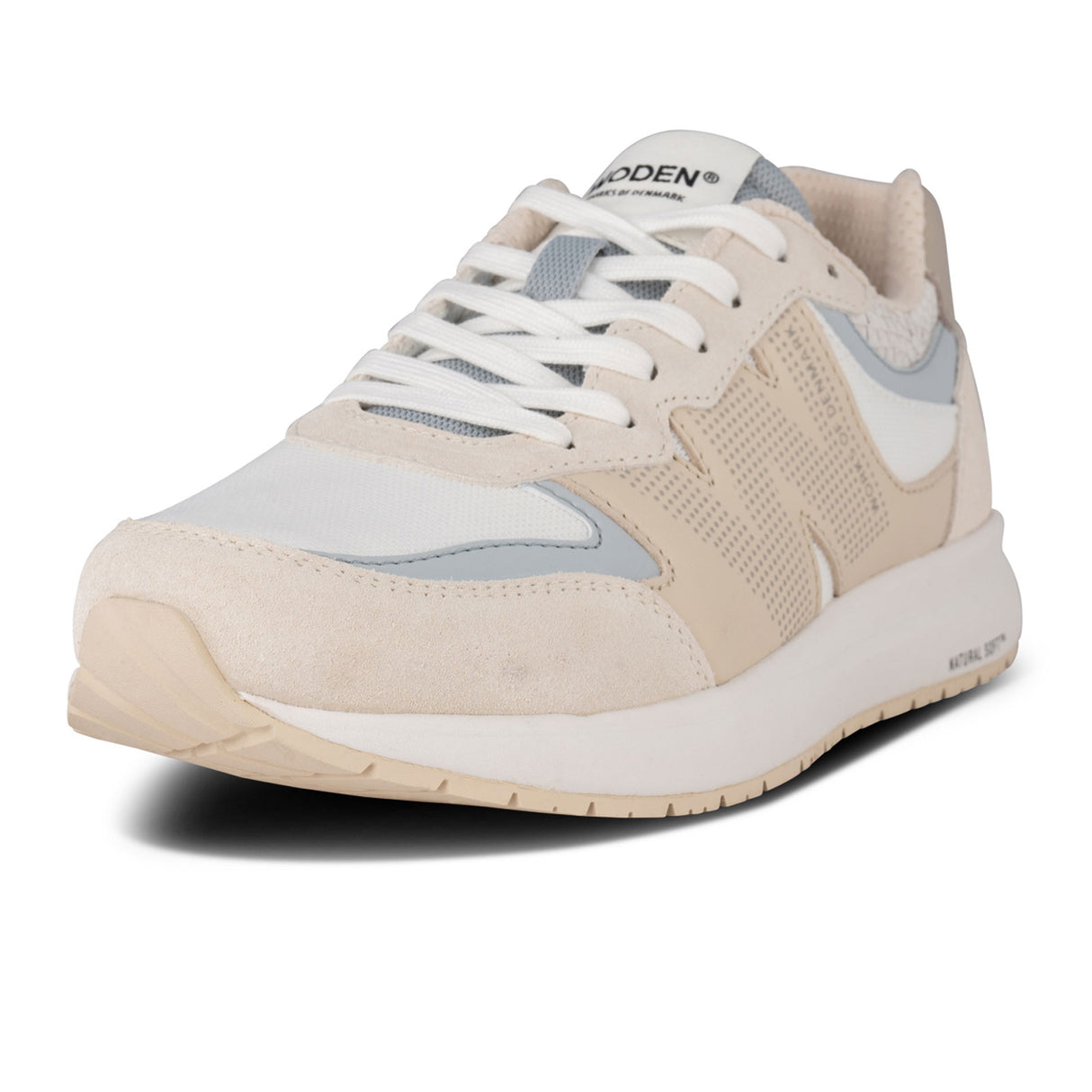 Woden Rigmor Reflective Sneaker (Women) - Ivory Athletic - Casual - Lace Up - The Heel Shoe Fitters