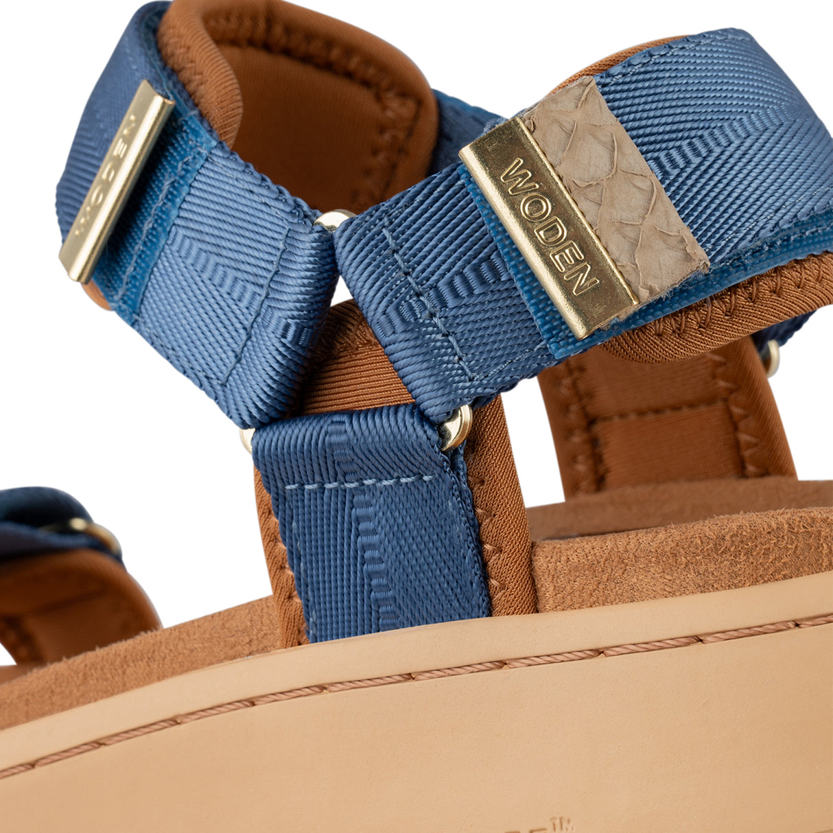 Woden Line Active Sandal (Women) - Old Denim Sandal - Active - The Heel Shoe Fitters