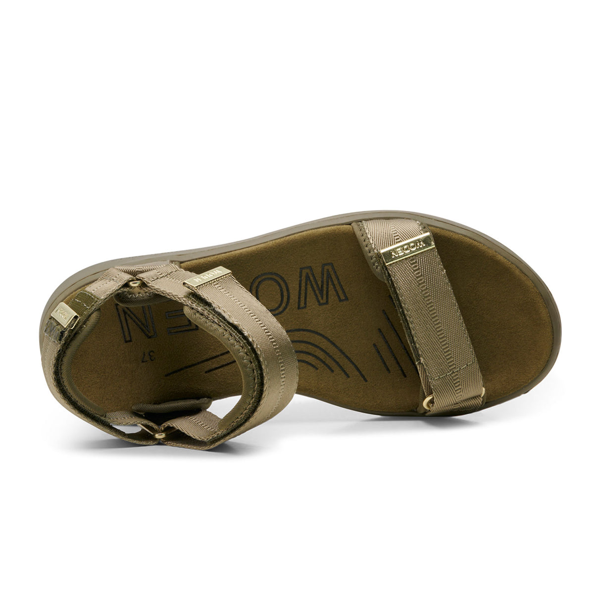 Woden Line Active Sandal (Women) - Dark Olive Sandal - Active - The Heel Shoe Fitters