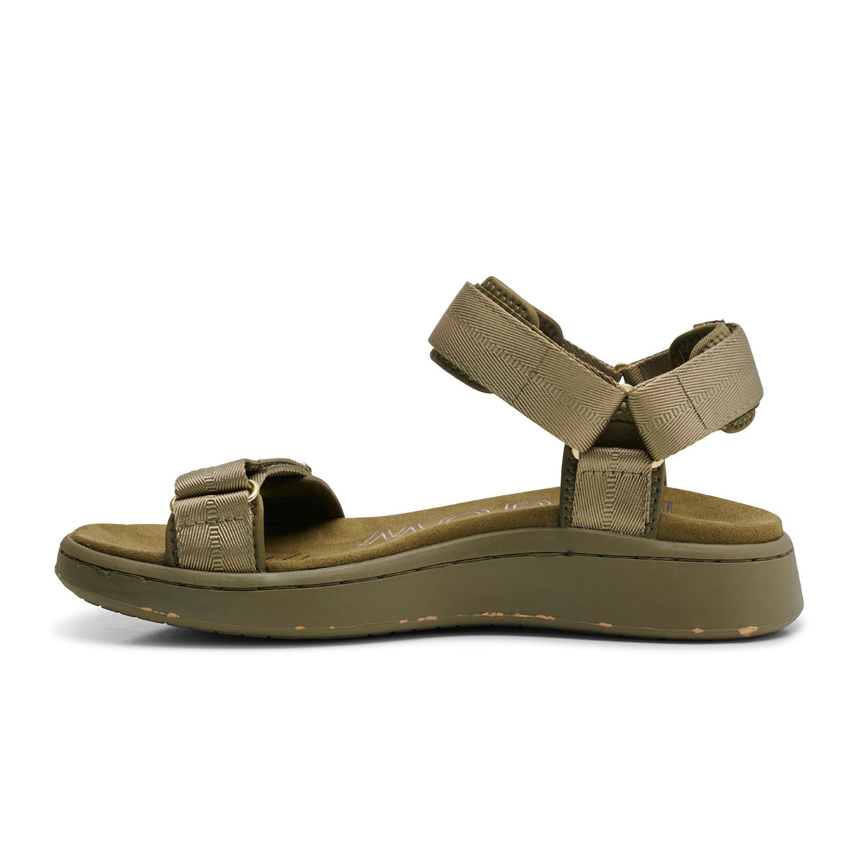 Woden Line Active Sandal (Women) - Dark Olive Sandal - Active - The Heel Shoe Fitters