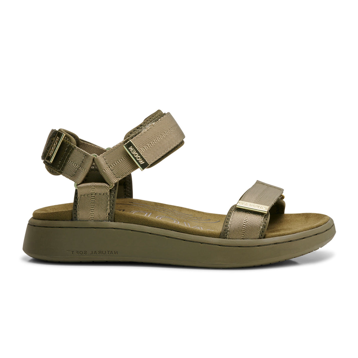 Woden Line Active Sandal (Women) - Dark Olive Sandal - Active - The Heel Shoe Fitters
