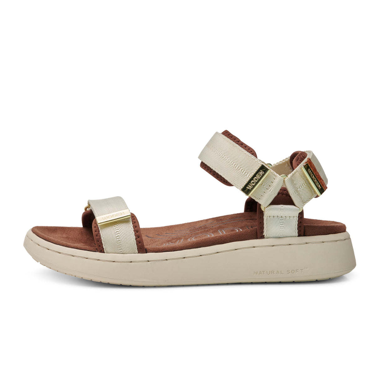 Woden Line Active Sandal (Women) - Ivory Sandal - Active - The Heel Shoe Fitters
