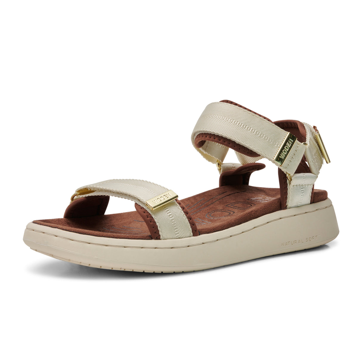Woden Line Active Sandal (Women) - Ivory Sandal - Active - The Heel Shoe Fitters