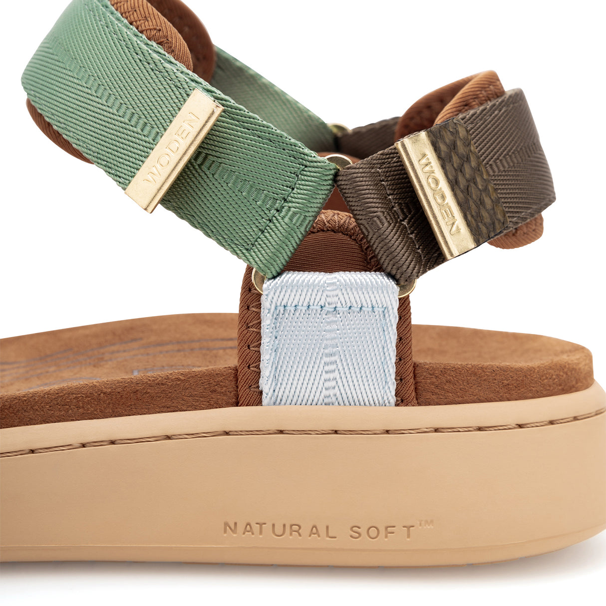 Woden Line Active Sandal (Women) - Algae Multi Sandal - Active - The Heel Shoe Fitters