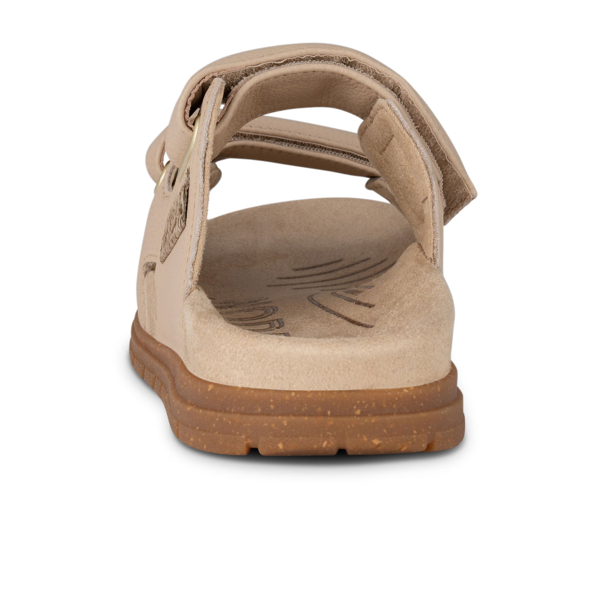 Woden Lisa Slide Sandal (Women) - Coffee Cream Leather Sandal - Active - The Heel Shoe Fitters