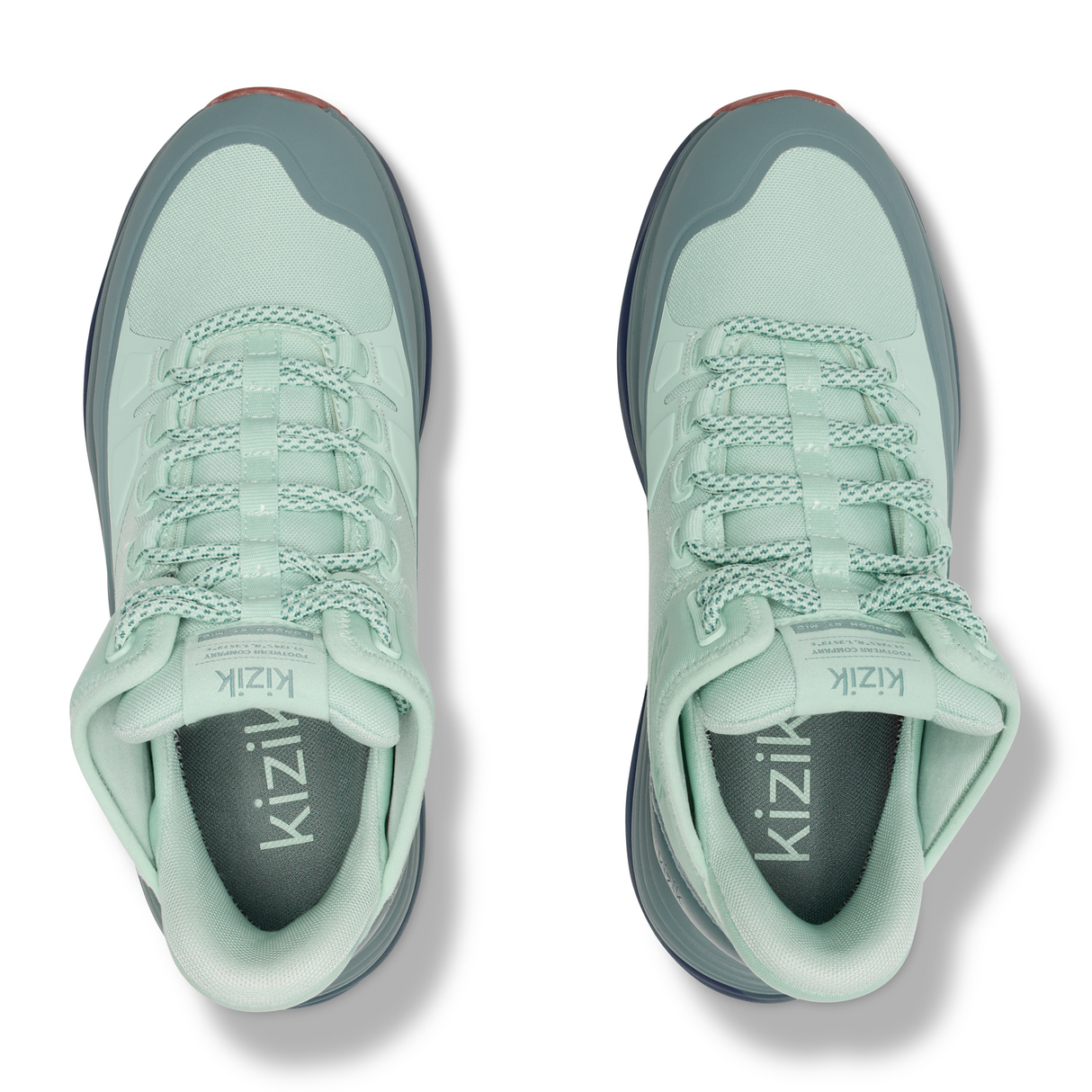 Kizik London All-Terrain Mid Waterproof Sneaker (Women) - Surf Spray/Naval Academy Athletic - Casual - Lace Up - The Heel Shoe Fitters